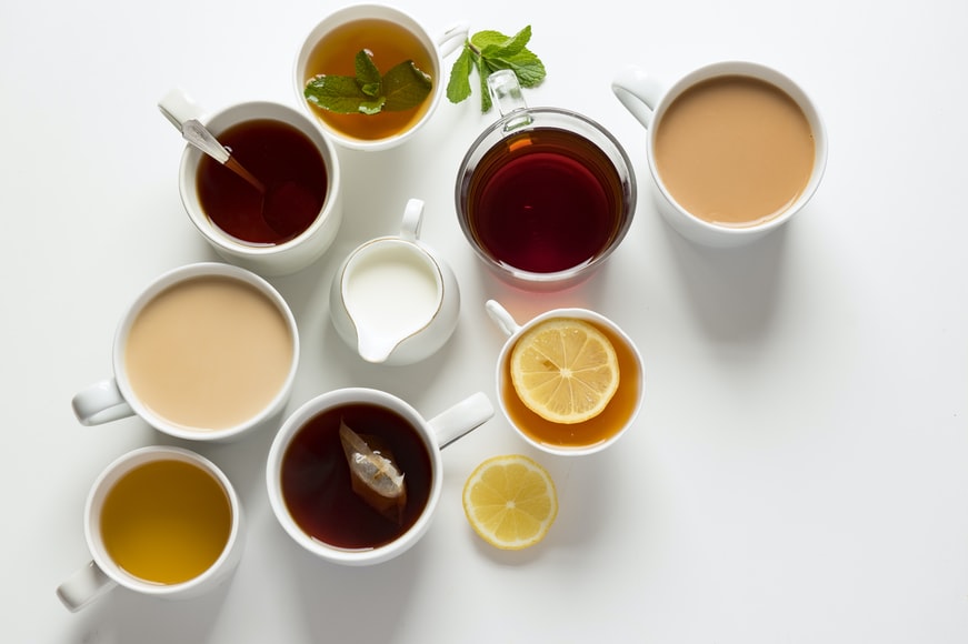 fluoride in tea different types