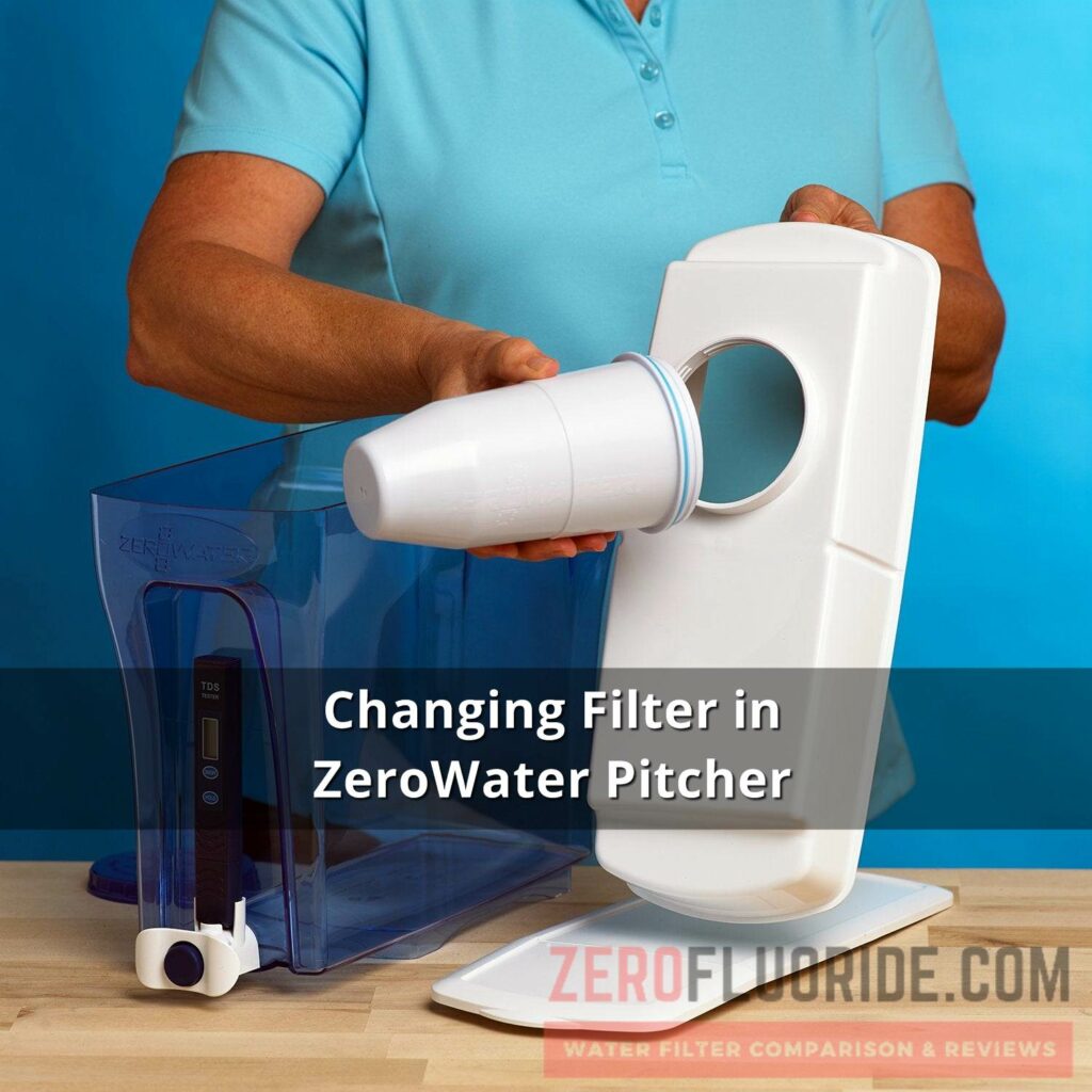 ZeroWater Pitcher Fluoride Filter Changing