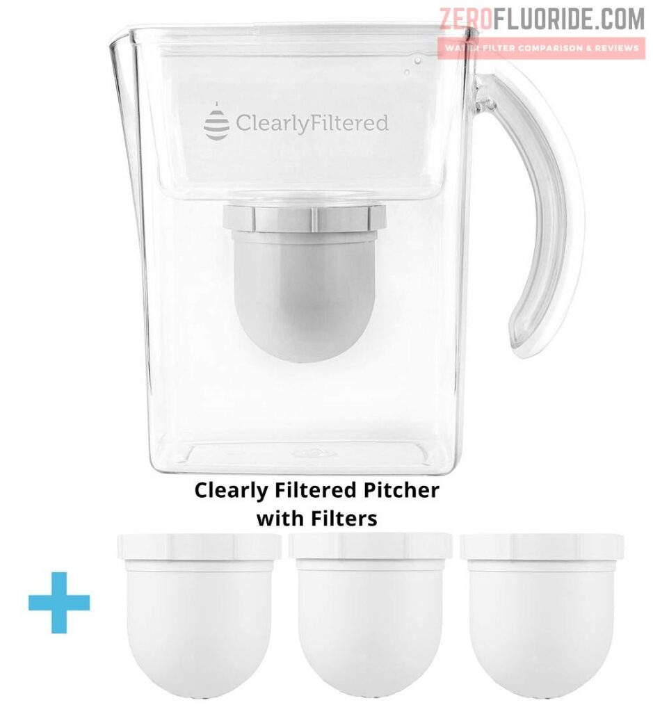 Clearly Filtered Pitcher for Drinking Water
