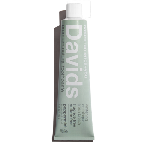 David's Natural Whitening toothpaste fluoride free