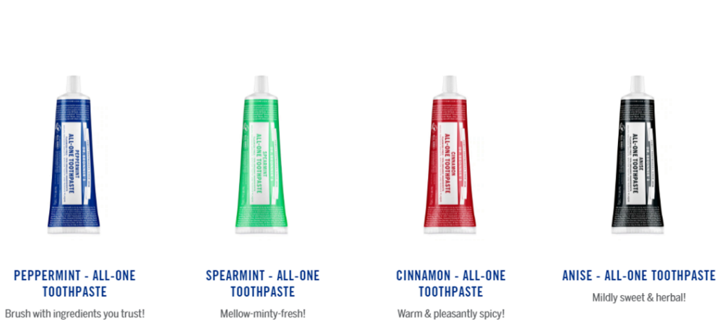 Dr Bronners All-One Fluoride Free Toothpaste