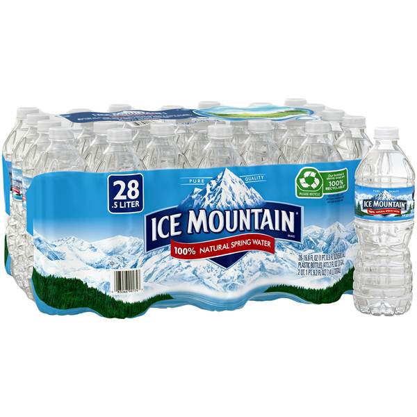 Ice Mountain Natural Spring Fluoride Free Water at Walmart