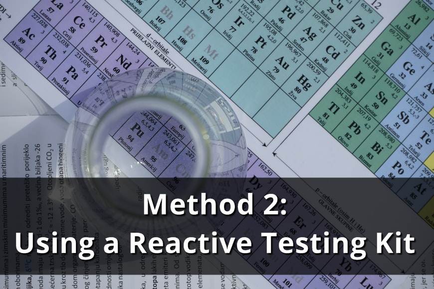 testing fluoride with reactive test